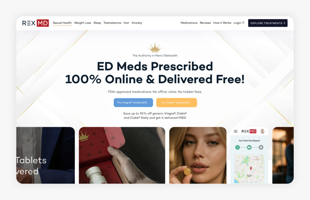 ED treatments available at Rex MD.