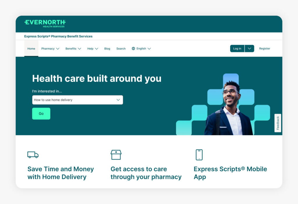 Express Scripts screenshot.