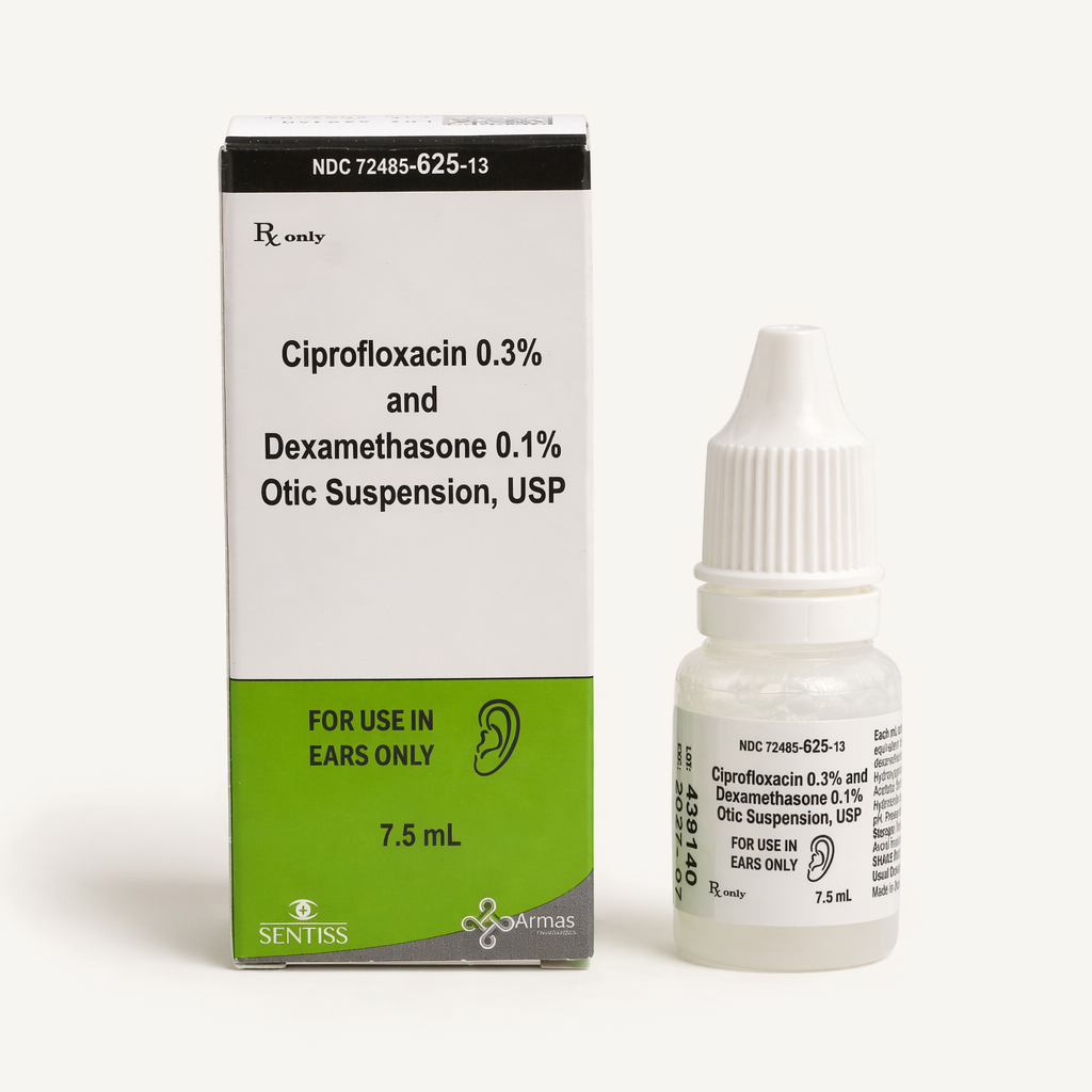 Ciprofloxacin & Dexamethasone Ear Drops