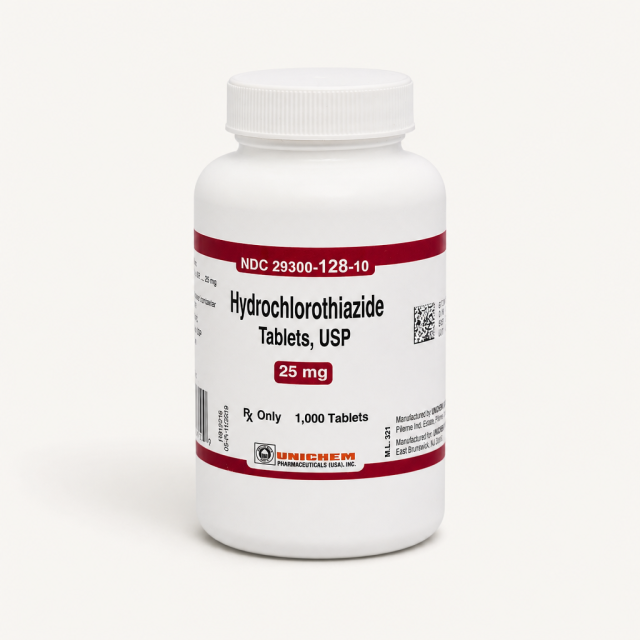 Hydrochlorothiazide - 25MG - 90 Tablets