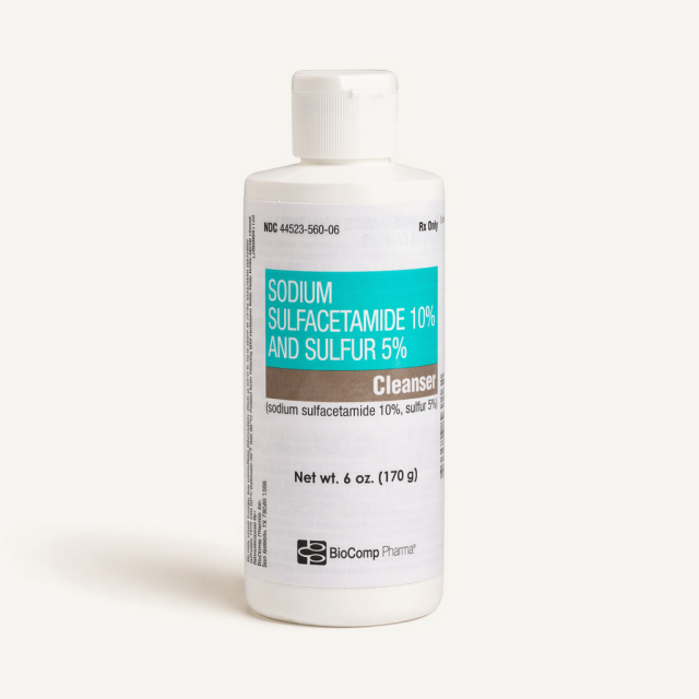 Sulfacetamide and Sulfur Topical Cleanser