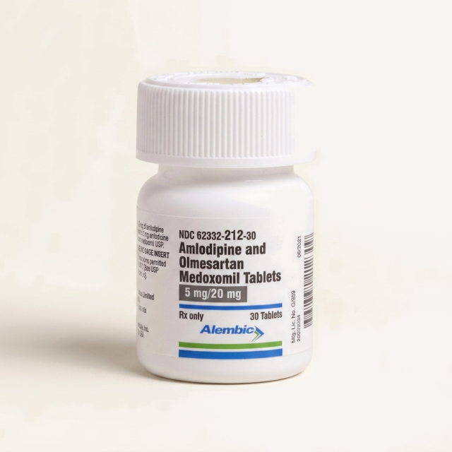 Amlodipine/Olmesartan Tablets - 5 MG / 20 MG - 90 Tablets