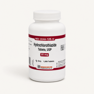 Hydrochlorothiazide - 25MG - 30 Tablets