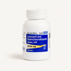 Lisinopril/Hydrochlorothiazide Tablets - 20MG - 90 Tablets