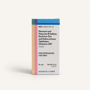 Neomycin/Polymyxin B/Bacitracin/Hydrocortisone Eye Ointment