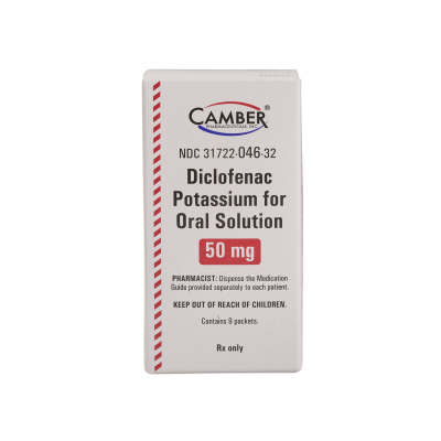 Diclofenac Potassium Powder Packets