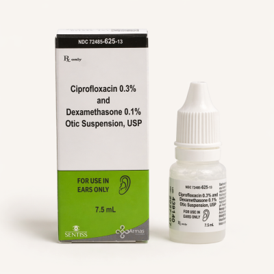 Ciprofloxacin & Dexamethasone Ear Drops