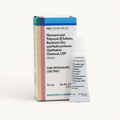 Neomycin/Polymyxin B/Bacitracin/Hydrocortisone Eye Ointment
