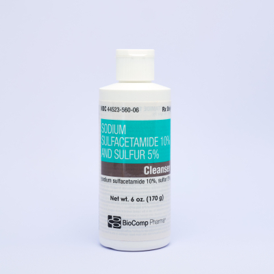 Sulfacetamide and Sulfur Topical Cleanser