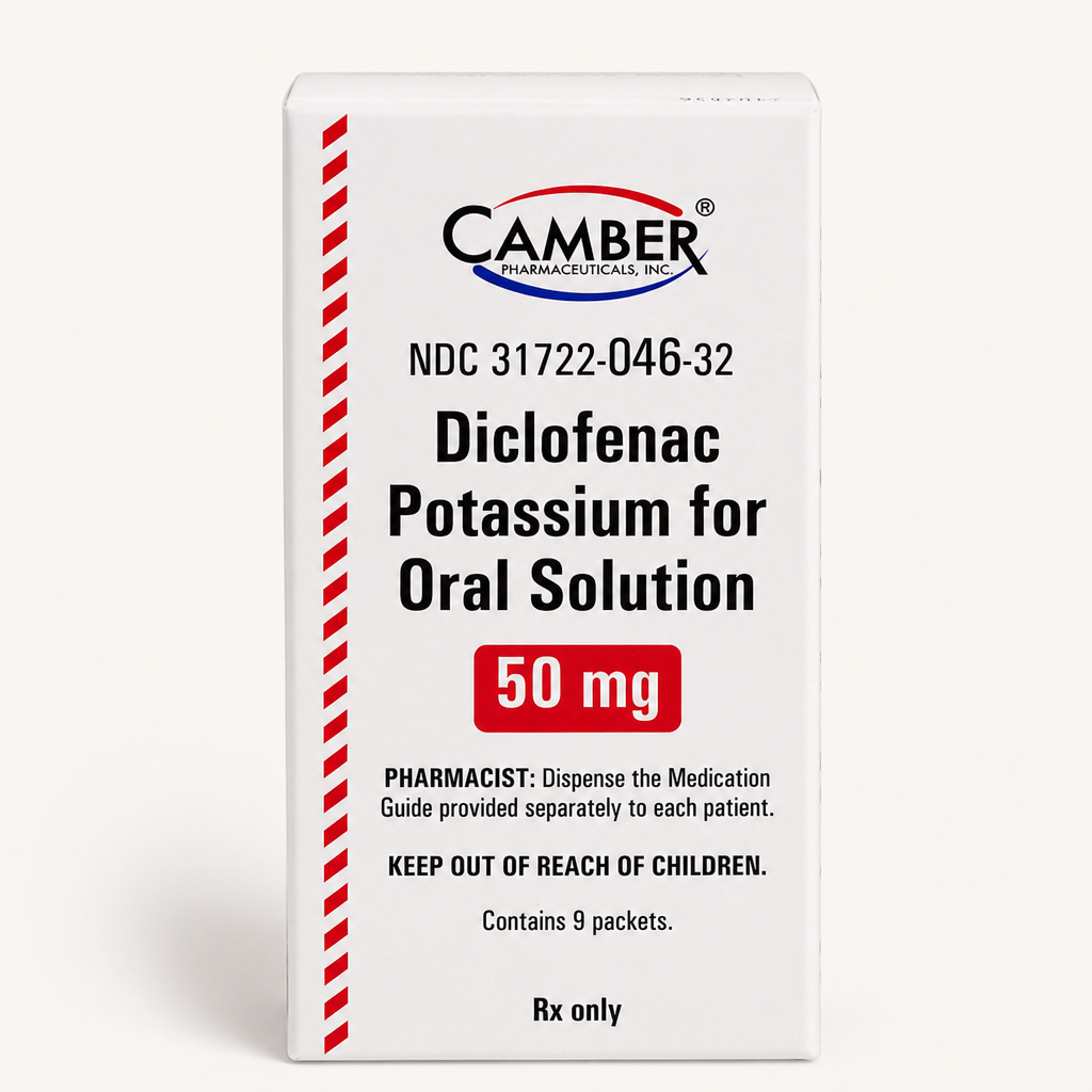 Diclofenac Potassium Powder Packets