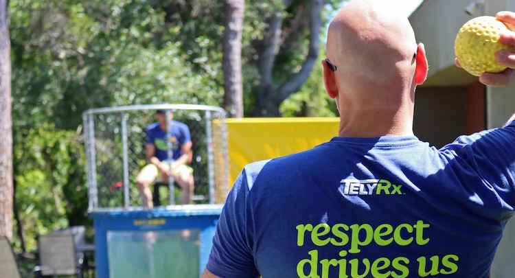 TelyRx team event with respect drives us shirt