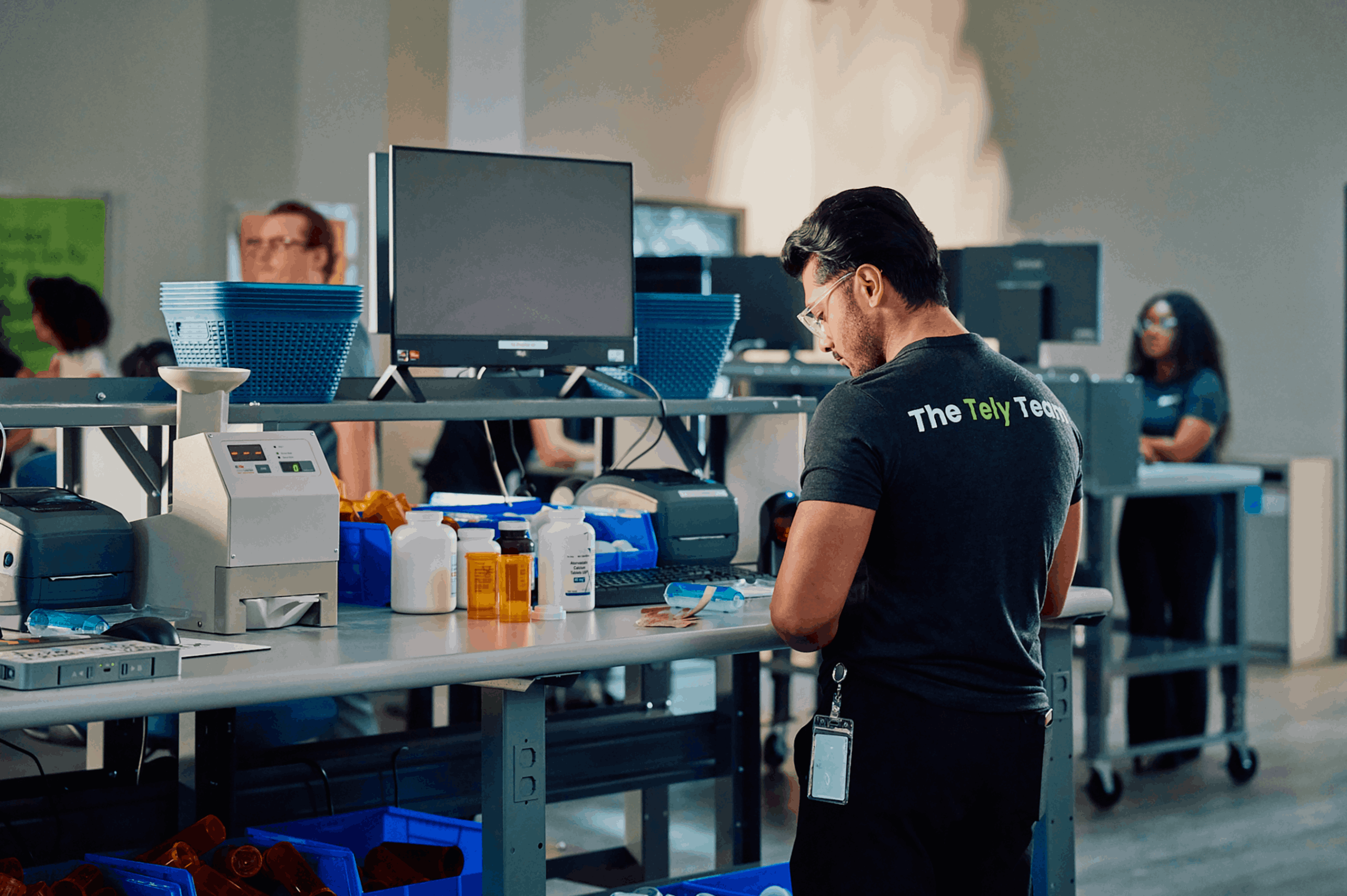 TelyRx team collaborating